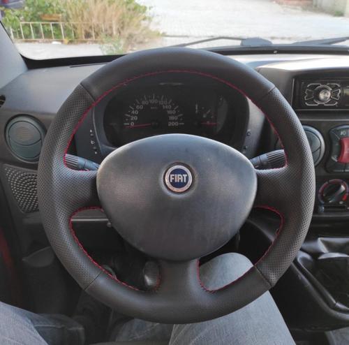 Fiat Doblo 2005-2010 Araca Özel Direksiyon Kılıfı (noktalı Düz)