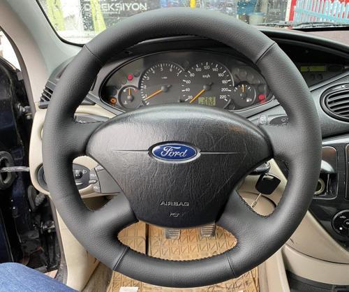 Ford Focus 1 Araca Özel Direksiyon Kılıfı (Düz Model)