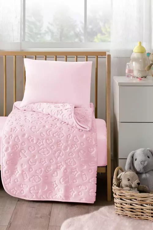 Bebek Battaniyesi Pembe