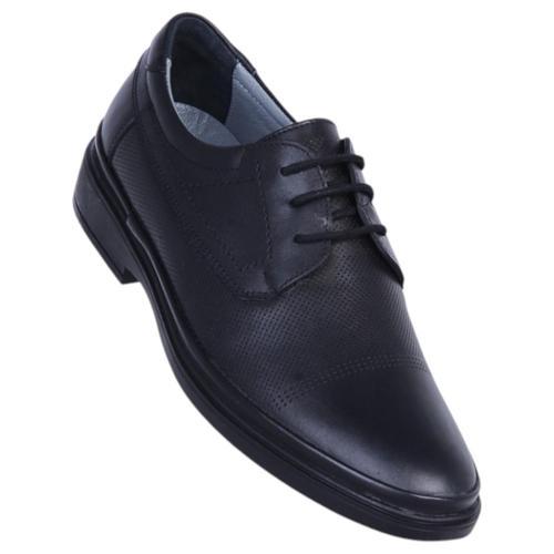 71 Siyah Lz Kauçuk %100 Deri Erkek Klasik Ayakkabı