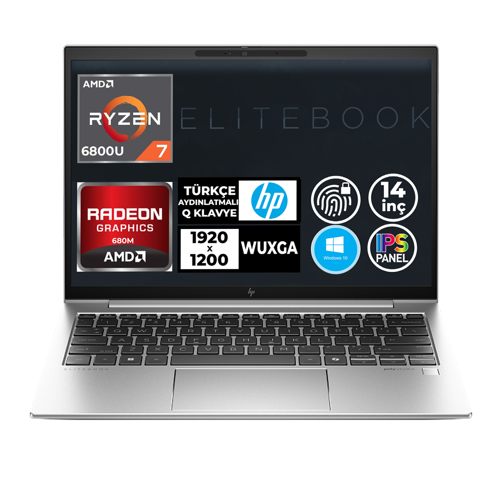 EliteBook 845 G9 Ryzen 7 6800U 32GB 512GB SSD 14" WUXGA W10P Taşınabilir Bilgisayar 5P721EA 002
