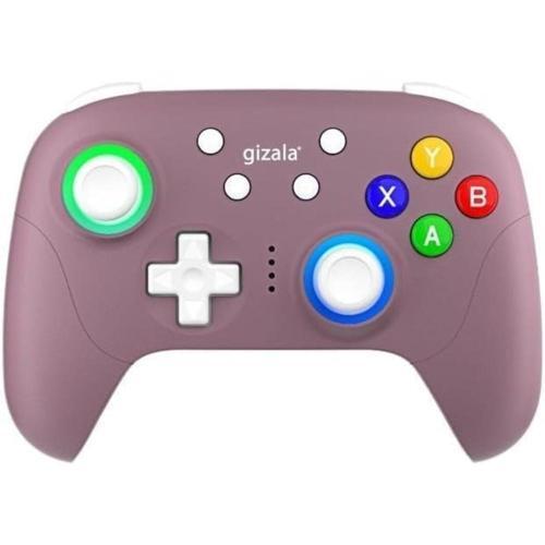 Kablosuz Oyun Kontrolcüsü Gamepad Hall Effect Triggers Joystick Game Controller Switch 2 / Switch/ PC/Steam/Android/IOS Lila