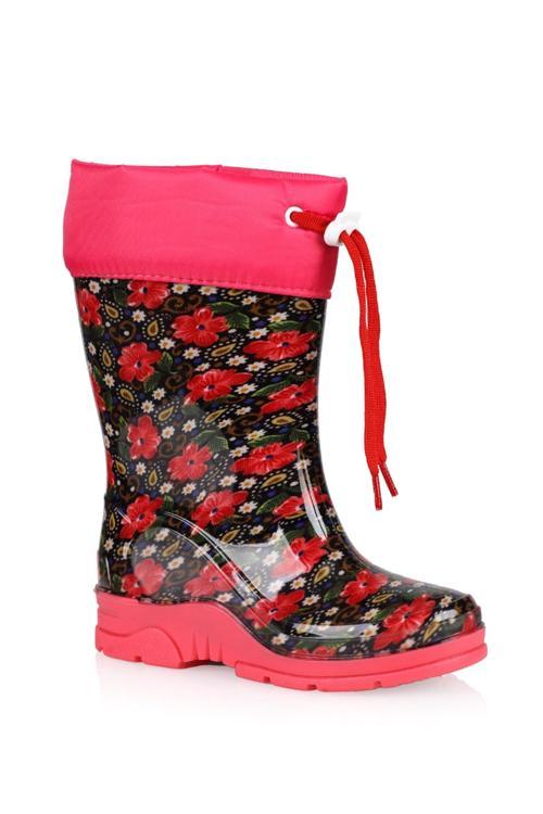 Unisex Çiçekli Çizme Dxtrswmnçzme00001