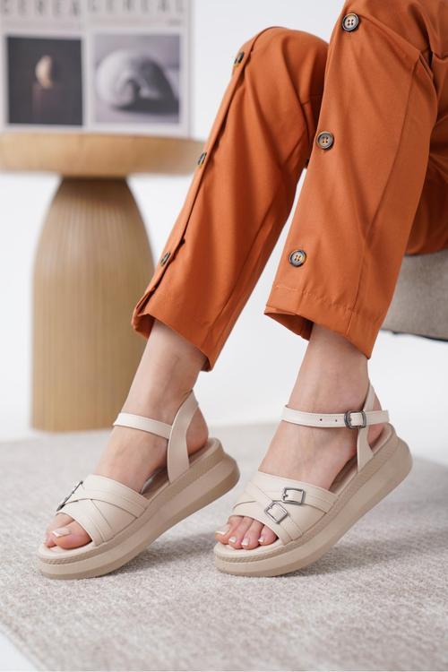 D644 Günlük Ortopedik Kadın Sandalet