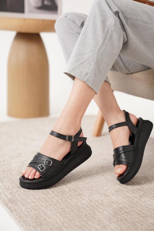 D644 Günlük Ortopedik Kadın Sandalet