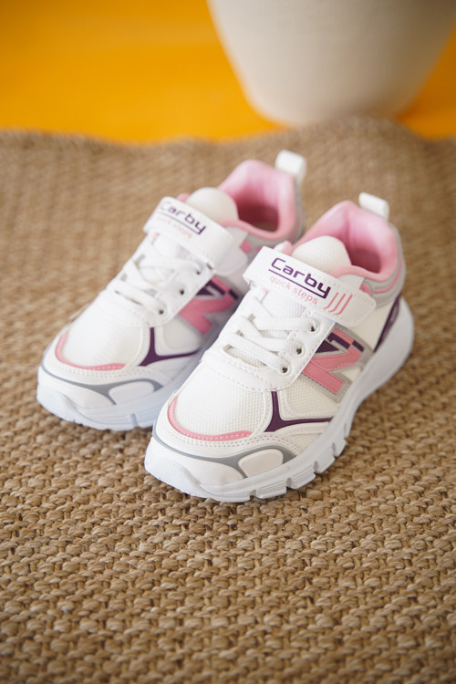 D0130 Cırtlı Çocuk Unisex Sneaker Spor Ayakkabı