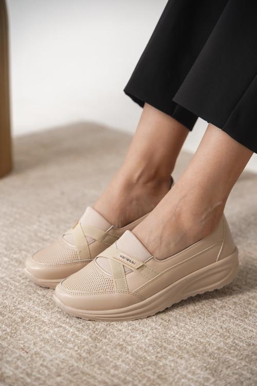 D0312 Günlük Ortopedik Kadın Babet Ayakkabı