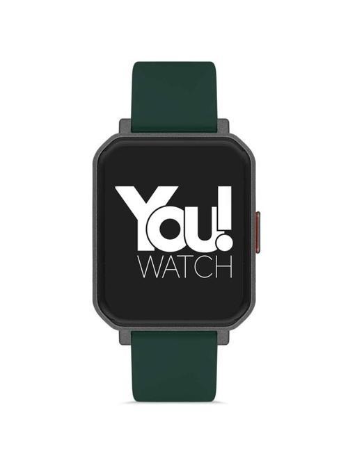 F12-Yf121 You Smart Black & Green Silicon Unisex Kol Saati