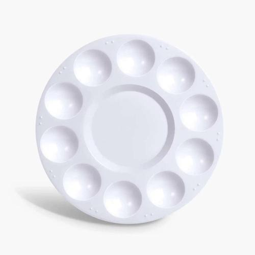 Plastik Yuvarlak Palet 17 cm. 10 Godeli