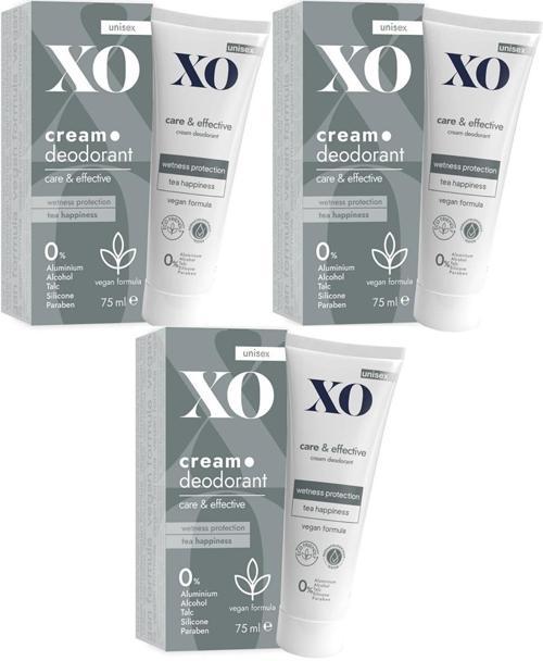 Krem Deodorant 75ML Unisex Care & Effective Parfümlü (3 Lü Set)