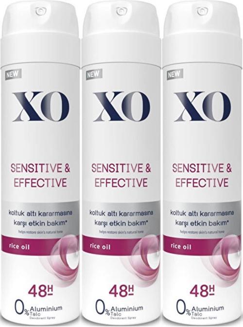 Deodorant 150ML Women-Kadın Sensitive & Effective (3 Lü Set)