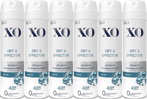 Deodorant 150ML Women-Kadın Dry & Effective (6 Lı Set)