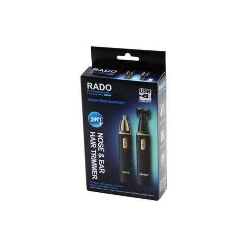 Kare Gövde - Kapaklı 2 Başlık Burun-kulak-yanak Kıl Tüy Alma- Favori-ense Çizim Makinesi Usb Şarjlı 