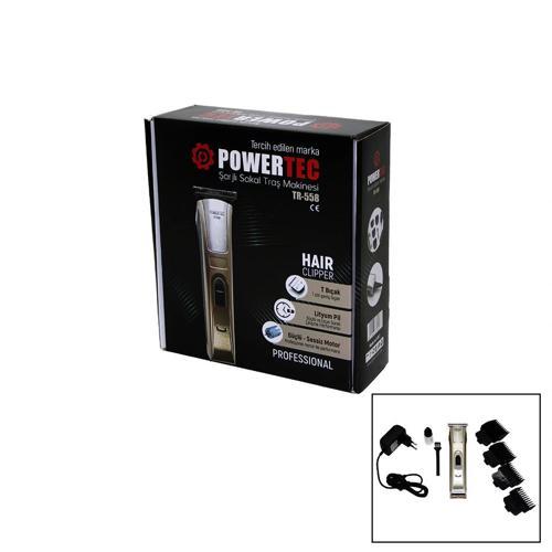 Powertec Tr-558 Şarjlı Saç Sakal Ense Çizim Traş Makinesi T Bıçak
