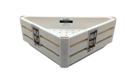 Üçgen - Beyaz Pratik Raf Ünitesi Plastik