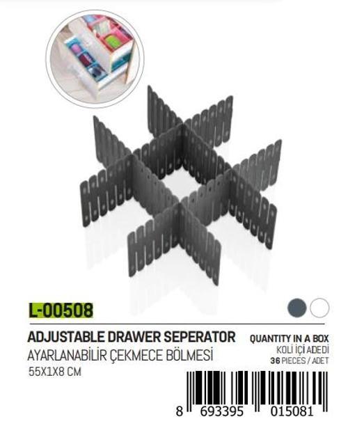 3 Parça  Ayarlanabilir Çekmece Bölmesi