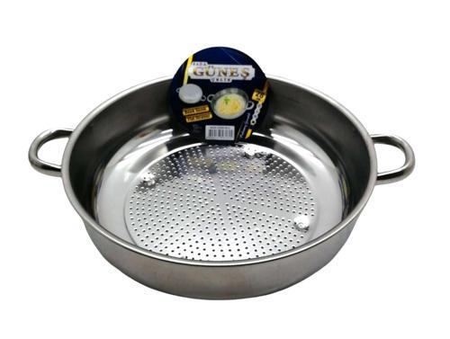 No-2 - 28cm Basık Süzek Metal Süzgeç