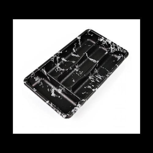 Siyah - 4 Bölmeli Çekmece İçi Kaşıklık 36x20cm