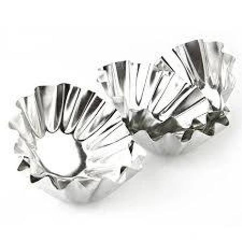 Metal Küçük 6 Parça  Kek Kapsülü