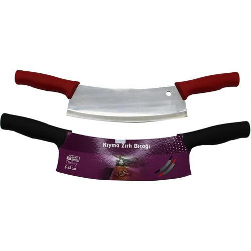25lik Çift Saplı Kıyma Zırh Bıçak Satır Plastik Saplı