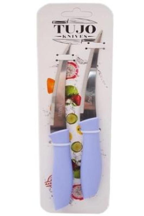 2 Parça  Kartelalı Tırtırlı Bıçak