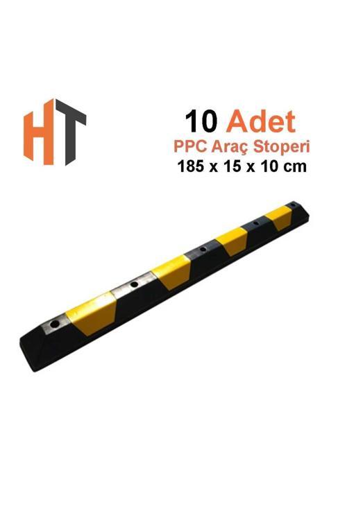 Oto Park Araç Stoperi Ppc 180X15X10 Cm 10'Lu Set
