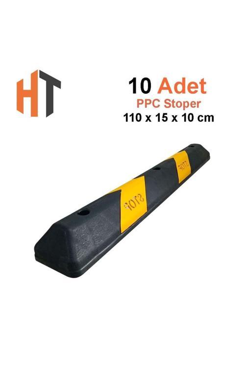 Plastik Oto Park Araç Stoperi 110 Cm 10'Lu Set