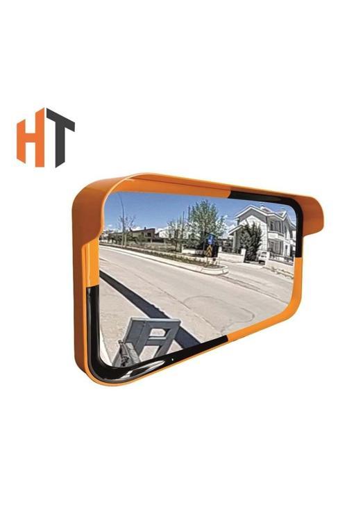 Trafik Güvenlik Aynası 40 X 60 Cm Sarı-Siyah, Tümsek Ayna, Otopark Aynası