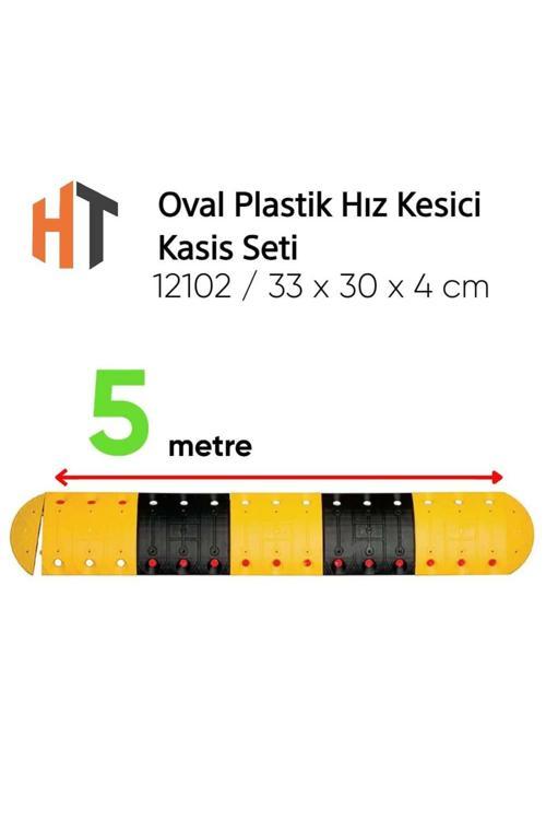 Oval Plastik Hız Kesici Kasis Seti 5 Metre