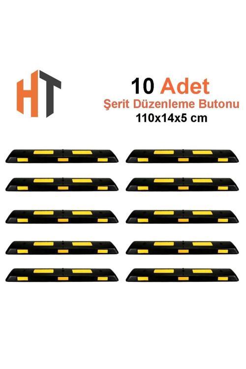 10'Lu Kauçuk Yol Bölme Butonu 110X14X5 Cm- Set