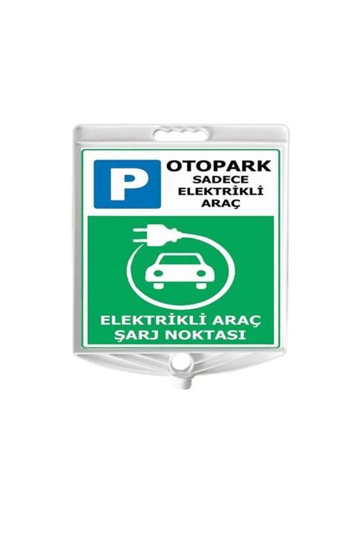 Elektrikli Araç Şarj İstasyonu Dikdörtgen Levha Çift Taraflı Baskı