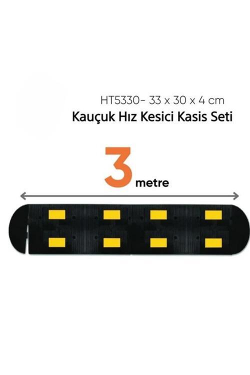 Kauçuk Hız Kesici Kasis Seti 3 Metre - Kapaklı Set - 33X30X4 Cm
