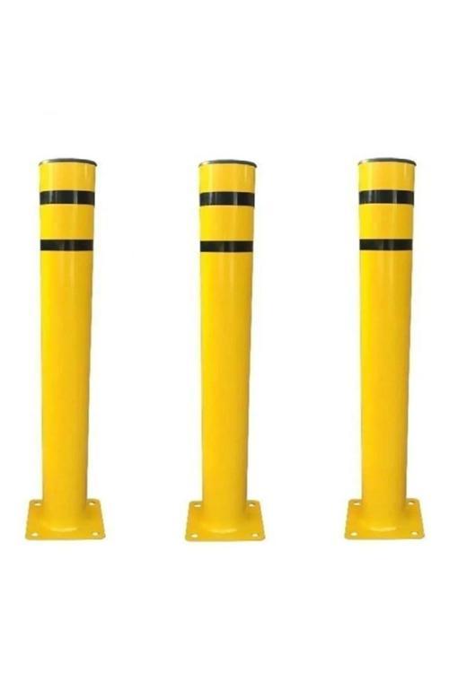 Metal Delinatör Kulaksız Sarı-Siyah 3'Lü Set