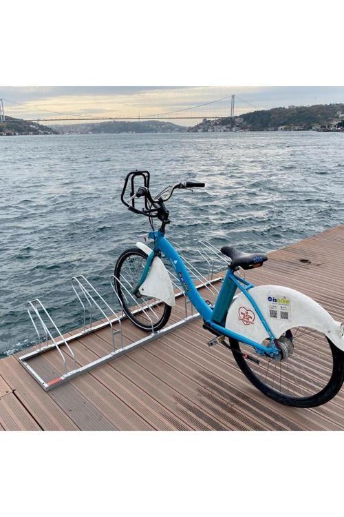 Bisiklet Park Yeri Altılı Galvaniz Eko, Park Demiri