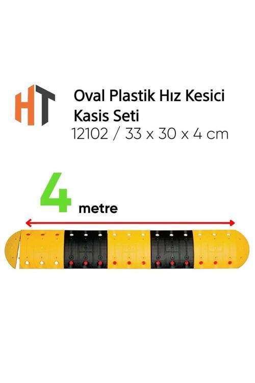 Oval Plastik Hız Kesici Kasis Seti 4 Metre
