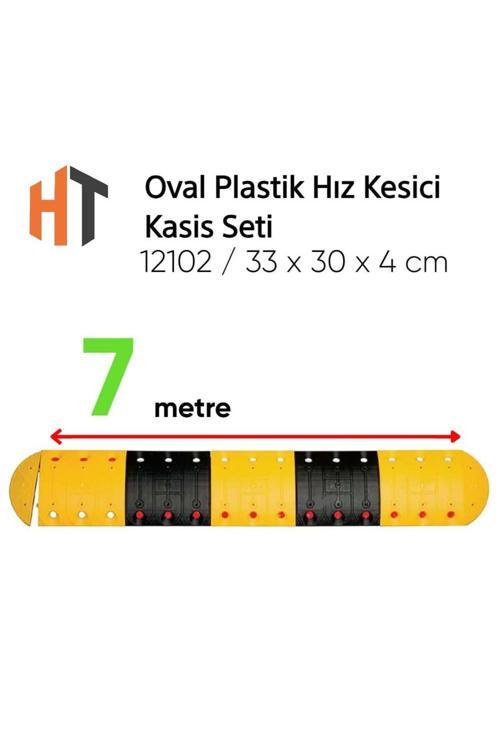 Oval Plastik Hız Kesici Kasis Seti 7 Metre