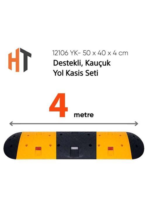 Destekli, Kauçuk Yol Kasisi Seti 4 Metre
