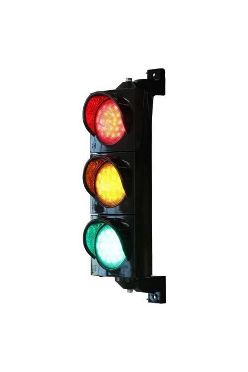 100 Mm Ledli Kırmızı Sarı Yeşil Üç Renk Sinyal Verici, Trafik Lambası