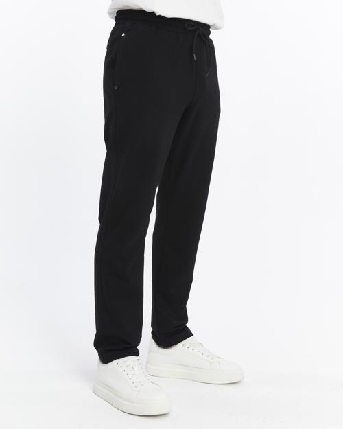 Erkek Lacivert Arka Cep Fermuarlı Eşofman Alt-p340