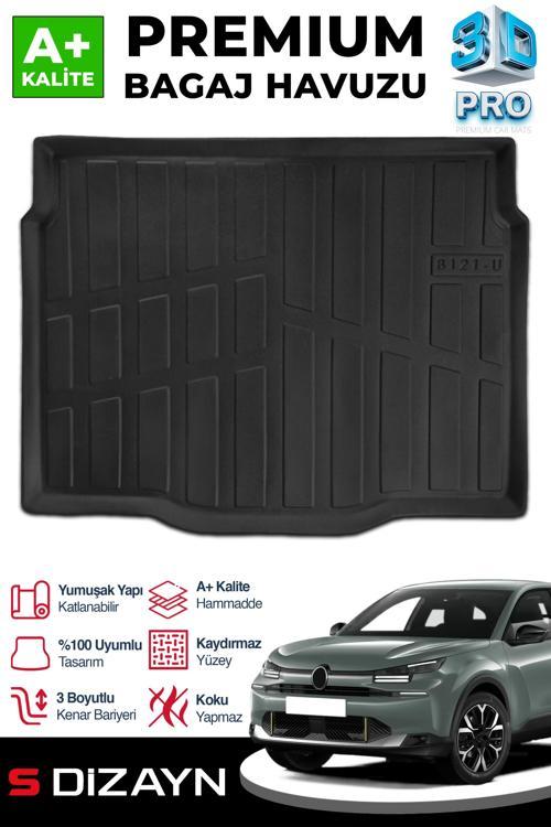 Citroen C4 Hybrid 3D Pro Bagaj Havuzu Alt Bagaj 2025 Üzeri A+ Kalite