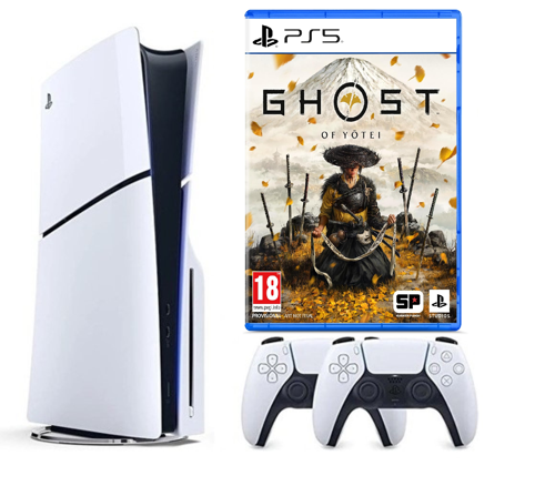 Playstation 5 Slim +2.kol Dualsense +PS5 Ghost of Yotei (ithalatçı Garantili)
