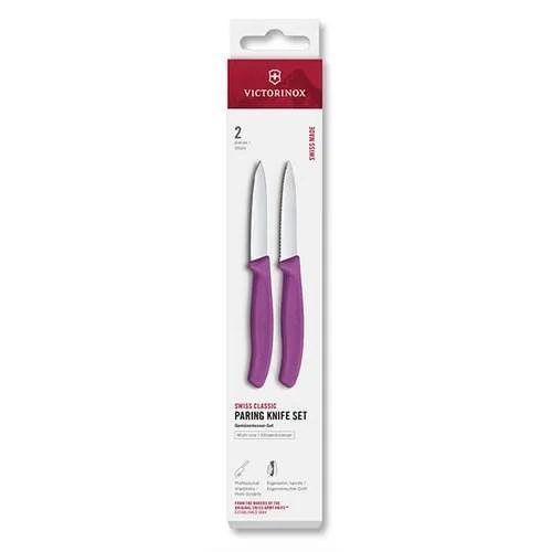 6.7695.2C1 Swiss Classic 2li Soyma Bıçağı Set, Mor