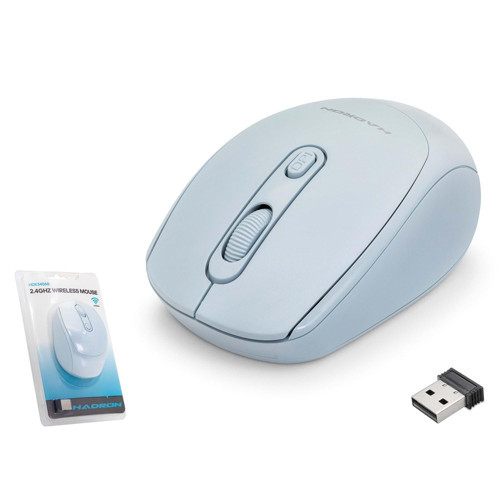HDX3406 1600dpi 2.4Ghz USB Kablosuz Mouse - Açık Mavi
