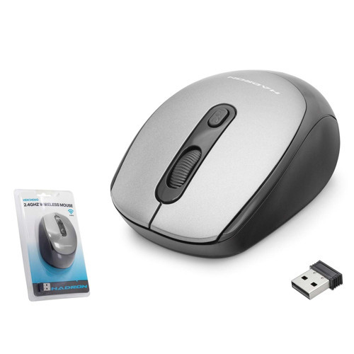HDX3406 1600dpi 2.4Ghz USB Kablosuz Mouse - Gri-Siyah
