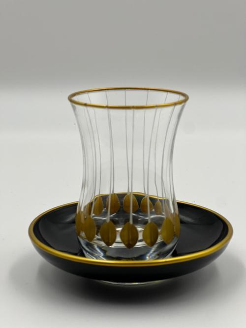 Yağmur Damlası 6 Kişilik Çay Bardağı Seti