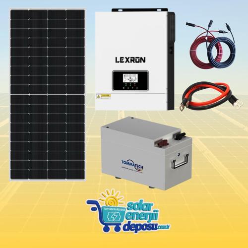 Solar Enerji Deposu 2000W Karavan Lityum Güneş Enerjisi Paketi – Hafif, Dayanıklı ve Uzun Ömürlü