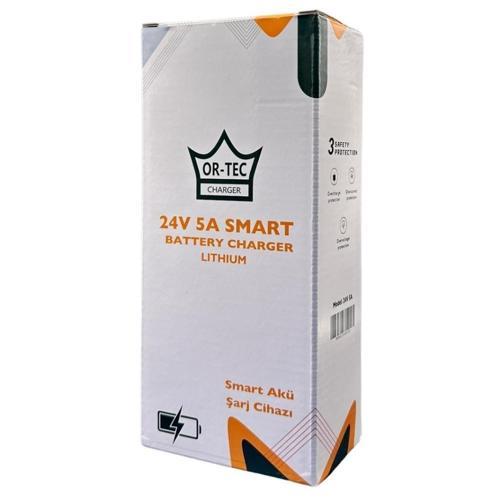 Ortec 24V 5A Li-Ion DC Konnektörlü Anderson Soketli Lityum Akıllı Şarj Cihazı