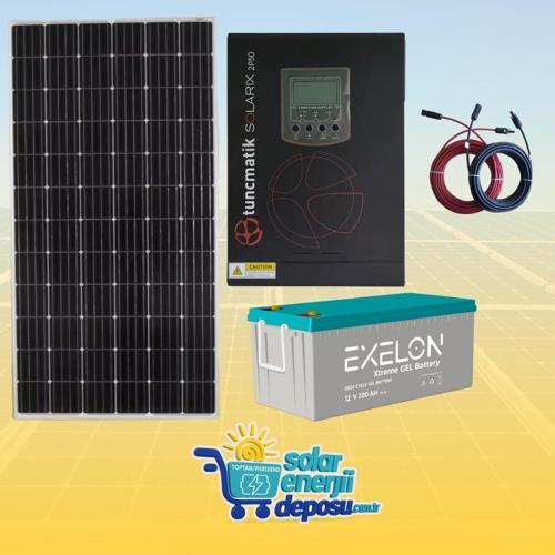 Solar Enerji Deposu 2000W Karavan Güneş Enerjisi Paketi – Taşınabilir Off-Grid Sistem