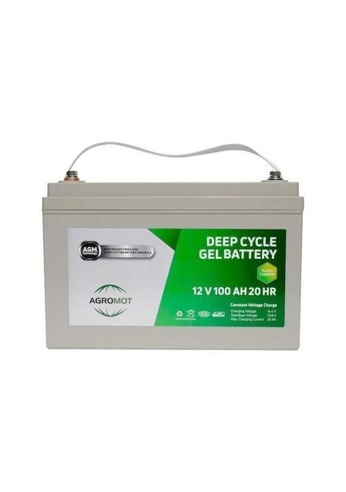 12v 100 Ah Jel Akü Deep Cycle Nano Carbon Agm Battery
