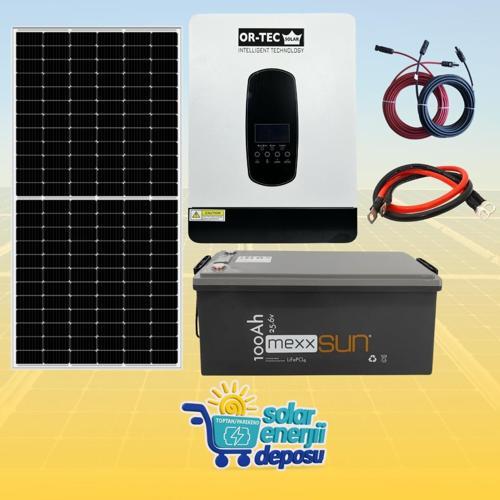 Solar Enerji Deposu 3000W Lityum Güneş Enerjisi Paketi